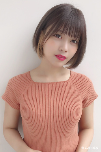 ニュアンスストレートショートボブ Garden Hair Catalog 原宿 表参道 銀座 美容室 ヘアサロン ガーデン