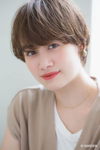Joemi 大人カジュアルショートボブスタイル Garden Hair Catalog 原宿 表参道 銀座 美容室 ヘアサロン ガーデン