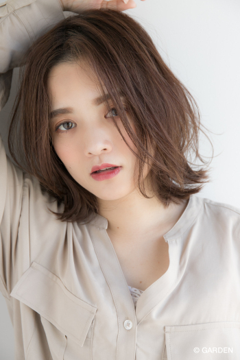 Ramie 大人かわいいくびれミディアムロブ 寺尾拓巳 Garden Hair Catalog 原宿 表参道 銀座 美容室 ヘアサロン ガーデン