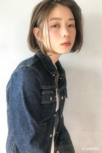 unami kichijoji 澤田 杏奈】ナチュラルボブ×透明感カラー | GARDEN