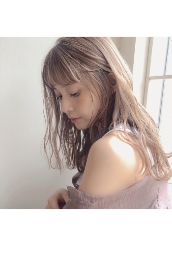 Garden Momo ハイトーン ニュアンスウェーブ Garden Hair Catalog 原宿 表参道 銀座 美容室 ヘアサロン ガーデン
