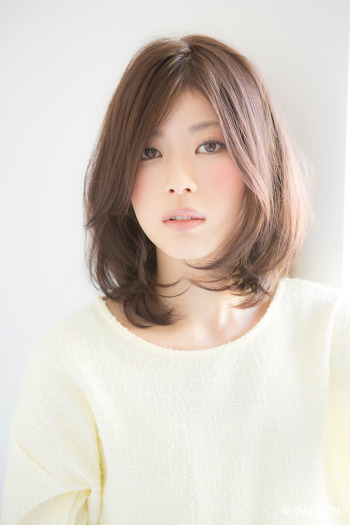 Ramie 大人可愛い前髪なしミディアム ゆるふわパーマ 松下哲史 Garden Hair Catalog 原宿 表参道 銀座 美容室 ヘアサロン ガーデン