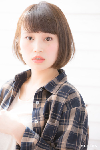 広瀬すずさん風 大人かわいいナチュラルボブ15春 Garden Hair Catalog 原宿 表参道 銀座 美容室 ヘアサロン ガーデン