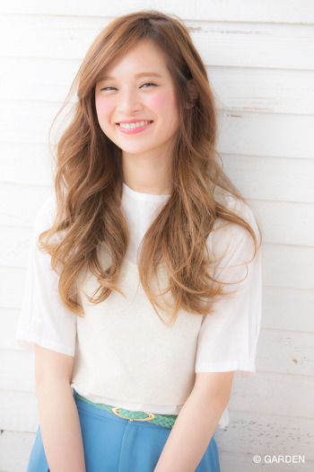 ロングゆるふわ 中村アン風 軽めパーマ ２０１５ 春夏 Drive For Garden 國武さゆり Garden Hair Catalog 原宿 表参道 銀座 美容室 ヘアサロン ガーデン