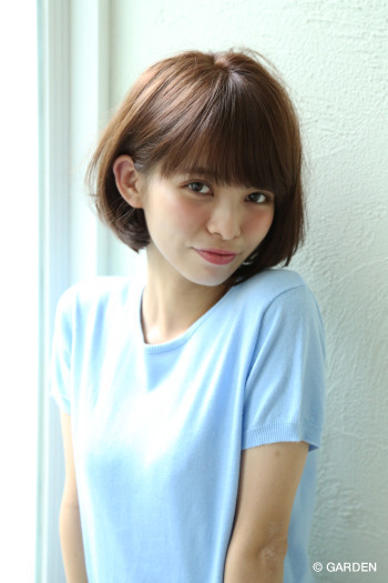 ｕｎ ａｍｉ 表参道 松井 幸裕 15 夏 小顔 大人可愛い ナチュラルボブ Garden Hair Catalog 原宿 表参道 銀座 美容室 ヘアサロン ガーデン