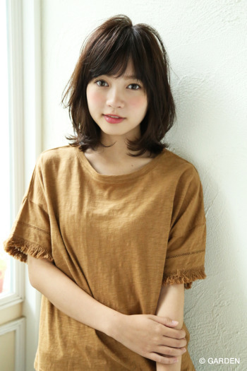 ｕｎ ａｍｉ 表参道 松井 幸裕 15 秋 小顔 大人オシャレ ミディアムヘア Garden Hair Catalog 原宿 表参道 銀座 美容室 ヘアサロン ガーデン