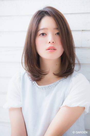 Ramie 大人女子メロウレイヤーロブ アッシュベージュ 寺尾拓巳 Garden Hair Catalog 原宿 表参道 銀座 美容室 ヘアサロン ガーデン