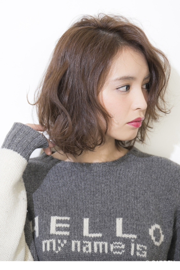 Laily By Garden 大隣正佳 柔らかグレージュ 肩上ボブパーマ Garden Hair Catalog 原宿 表参道 銀座 美容室 ヘアサロン ガーデン