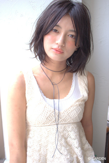 Joemi 16夏オススメ髪型 小顔ヘア くせ毛風パーマ メルトカラー 赤井希望 Garden Hair Catalog 原宿 表参道 銀座 美容室 ヘアサロン ガーデン