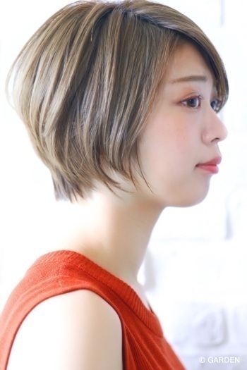 Groｗ 高橋 苗 大人可愛い 田中美保さん風小顔ショート バッサリ ショート 原宿 髪型 Garden Hair Catalog 原宿 表参道 銀座 美容室 ヘアサロン ガーデン