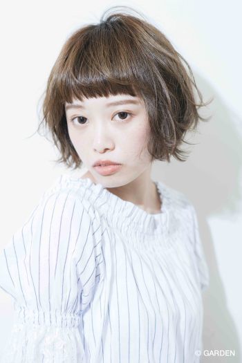Garden伊藤愛子 小顔カジュアルなショートボブ Garden Hair Catalog 原宿 表参道 銀座 美容室 ヘアサロン ガーデン