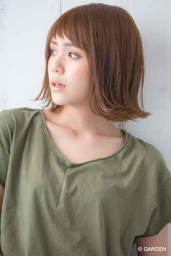 Neutral 佐々木楓 16大人気 切りっぱなしボブ Garden Hair Catalog 原宿 表参道 銀座 美容室 ヘアサロン ガーデン