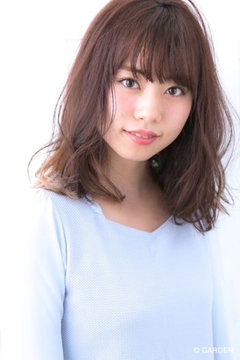 ２０１６年 トレンドゆるふわパーマスタイル ミディアム Garden Hair Catalog 原宿 表参道 銀座 美容室 ヘアサロン ガーデン