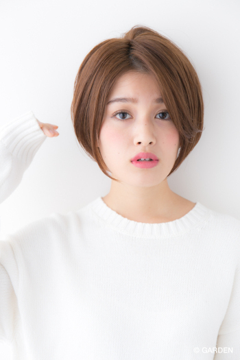 Lailybygarden ２０１７大人可愛いひし形前下がりショート 羽田ひろむ Garden Hair Catalog 原宿 表参道 銀座 美容室 ヘアサロン ガーデン