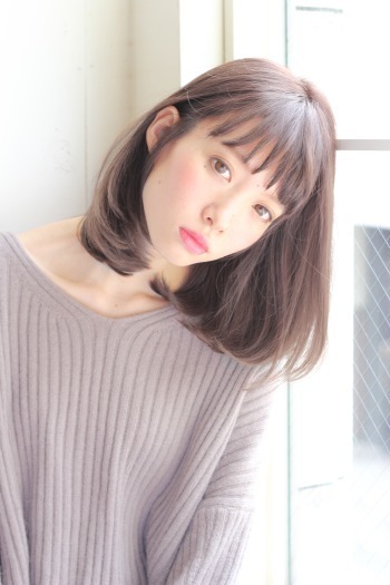 旬なタンバルモリカットで可愛いミディアム Garden Hair Catalog 原宿 表参道 銀座 美容室 ヘアサロン ガーデン