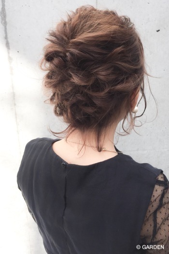 Laily Before肩上ボブのお呼ばれアレンジ 大隣正佳 Garden Hair Catalog 原宿 表参道 銀座 美容室 ヘアサロン ガーデン