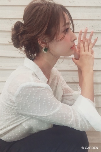 自分で出来る アンニュイお団子ヘアアレンジ Garden Hair Catalog 原宿 表参道 銀座 美容室 ヘアサロン ガーデン