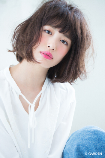 ｊｏｅｍｉ新宿 ラフパーマミディアムボブスタイル 小倉太郎 Garden Hair Catalog 原宿 表参道 銀座 美容室 ヘアサロン ガーデン