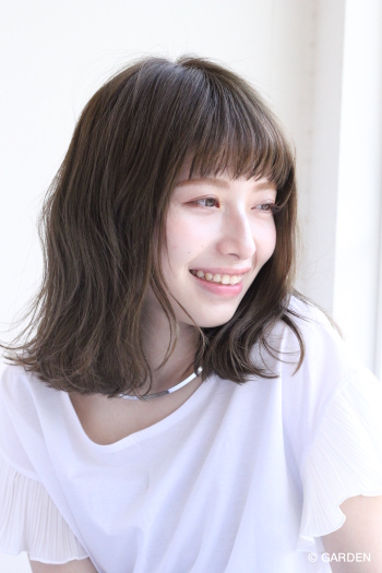 Garden伊藤愛子 切りっぱなし風ゆるふわパーマミディ Garden Hair Catalog 原宿 表参道 銀座 美容室 ヘアサロン ガーデン