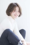 《　joemi　新宿 》　ミルクティーベージュ　×　ショートボブパーマ　大久保瞳