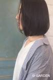 【 joemi by　Un　ami 　新宿】大人かわいいカジュアル 小顔ワンカールボブ春夏ヘア 地毛色　赤羽