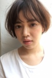 【joemi新宿】乾かすだけでスタイリングＯＫ。大人可愛いタンバルモリ小顔ショートボブスタイル(赤井希望）